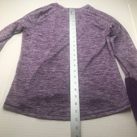 Danskin Now Women's XL 14-16 Purple Long Sleeve Exercise Top Preowned - Picture 11 of 11